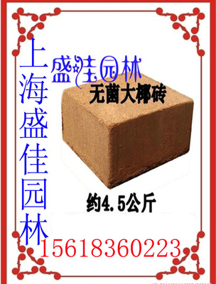 无土栽培基质椰糠砖 椰砖 椰土 营养土 种植土 大块,约4.5公斤