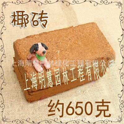 小椰砖 营养土 椰糠 有机种植土阳台种菜 有机土 椰土650g